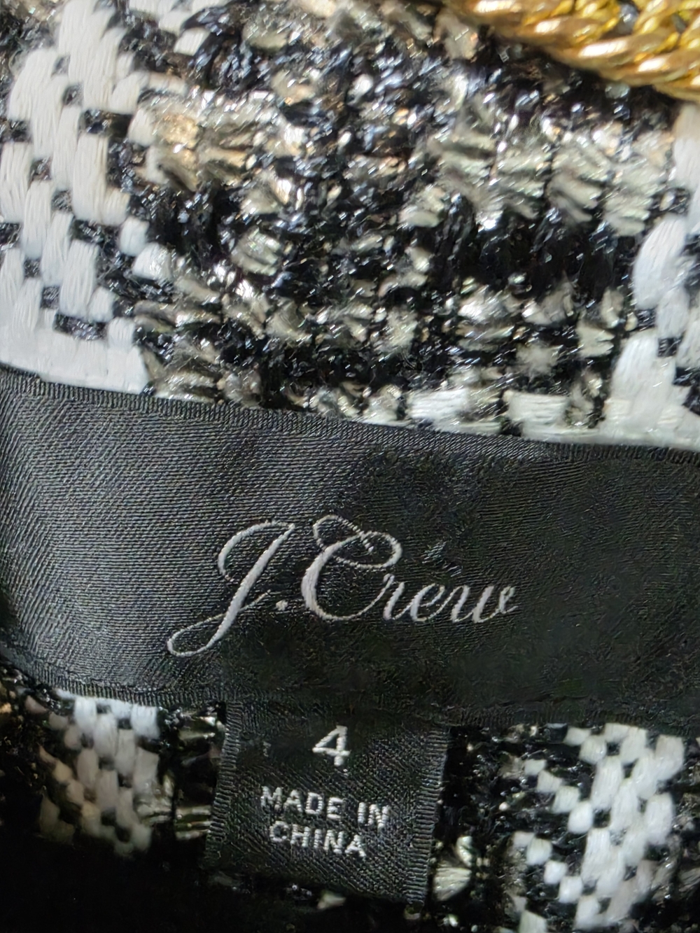 J.Crew Bjork Tweed Wide-Sleeve Lady Jacket - Picture 3 of 16